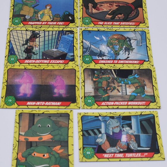 Nickelodeon Teenage Mutant Ninja Turtles Vintage Stickers and Cards by Panini - Picture 6 of 10